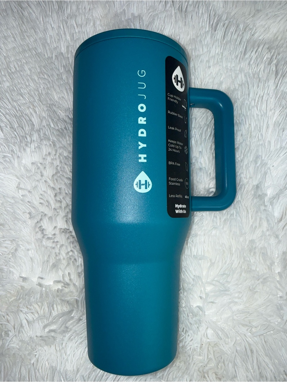 HydroJug Glacier 40 oz traveler